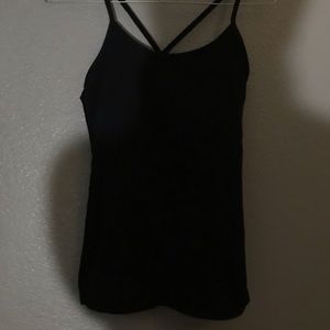 Black lululemon tank top